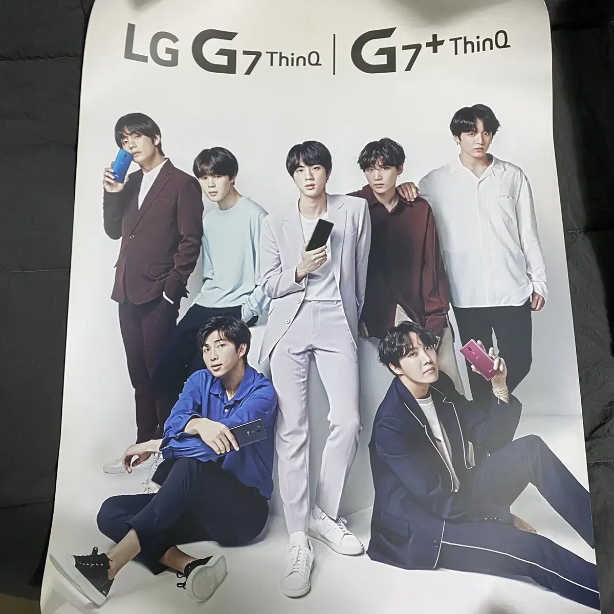 방탄소년단 lg smart puma 포스터 엽서 판매 양도